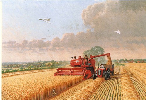 Sixties harvesting with - 'sixties, harvesting'