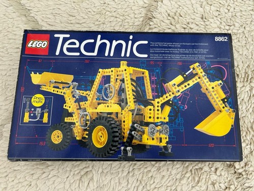 Lego 8862 backhoe grader - lego,