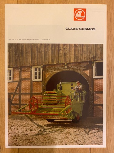 Claas cosmos combine page - cosmos,