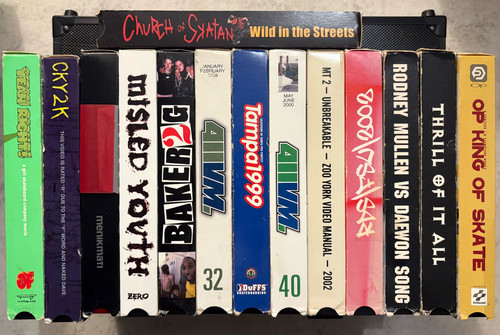 Vhs skateboarding videos - vhs,