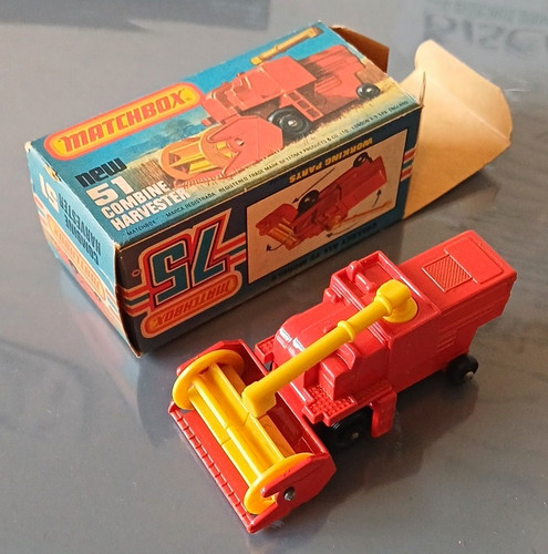 Matchbox combine harvester - combine,